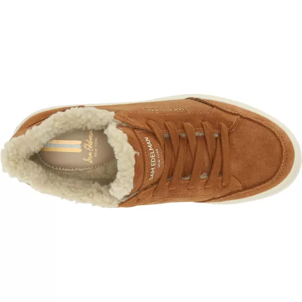 Sam Edelman Womens Wess SneakerFrontier Brown Shearling