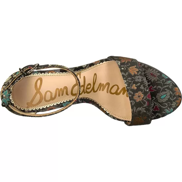 Sam Edelman Womens Yaro SandalBlack Multi Floral Brocade