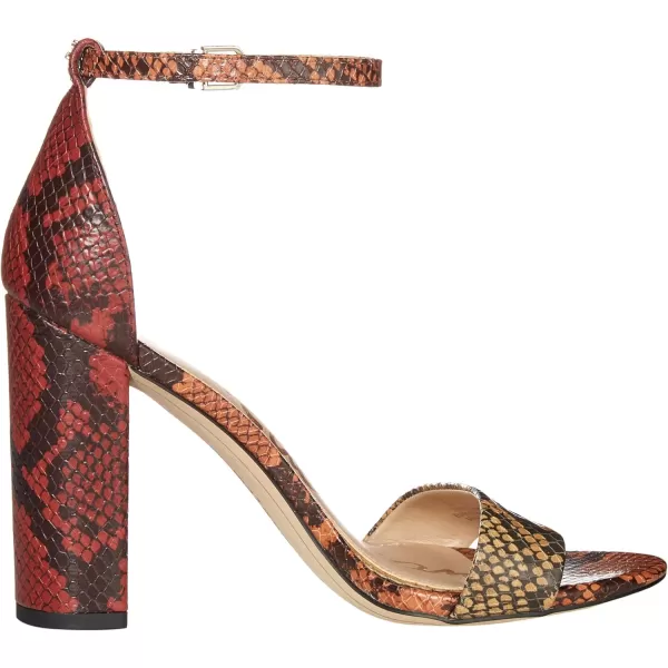 Sam Edelman Womens Yaro SandalCaramel MultiPaprikaSienna Clay
