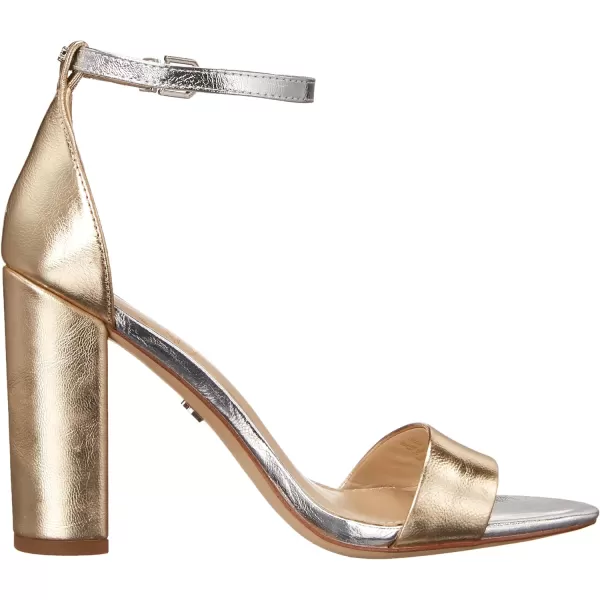 Sam Edelman Womens Yaro SandalGold LeafSoft Silver