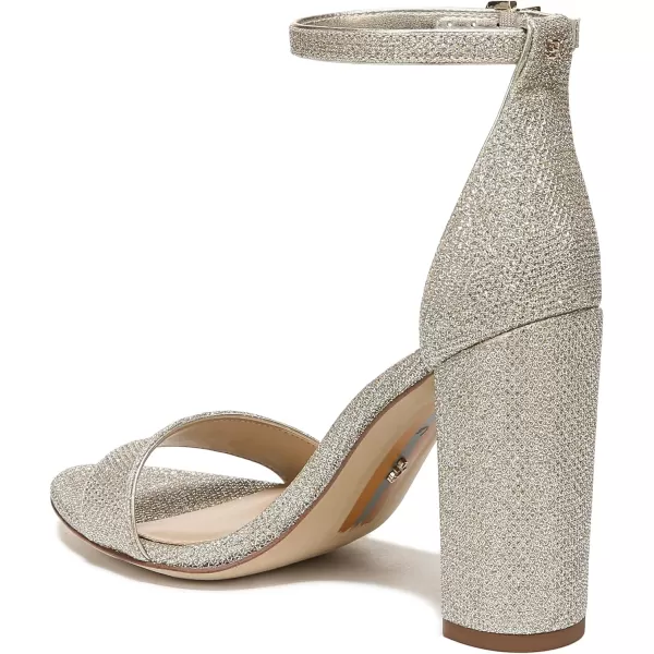 Sam Edelman Womens Yaro SandalLight Gold Glam Mesh