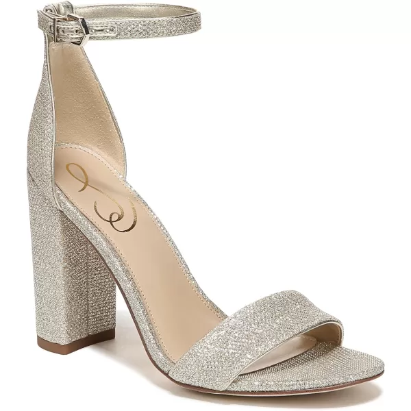 Sam Edelman Womens Yaro SandalLight Gold Glam Mesh