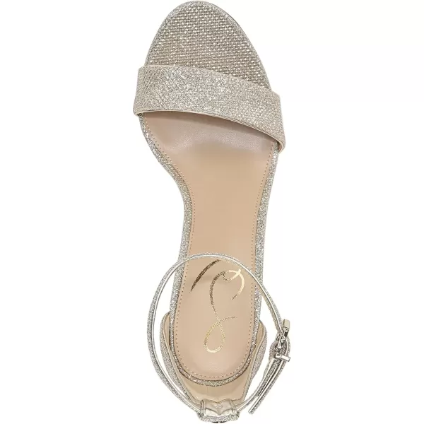 Sam Edelman Womens Yaro SandalLight Gold Glam Mesh
