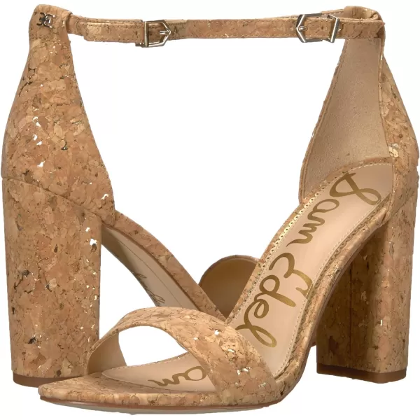 Sam Edelman Womens Yaro SandalNaturalGold Cork