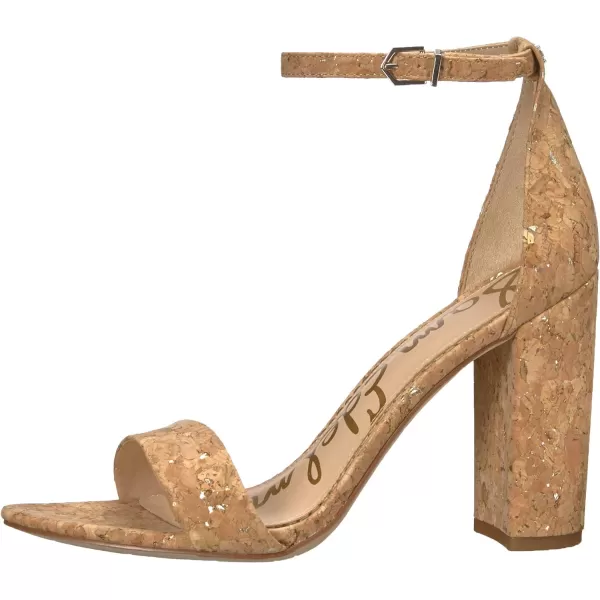Sam Edelman Womens Yaro SandalNaturalGold Cork