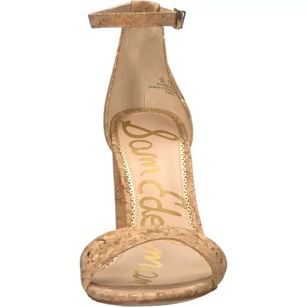 Sam Edelman Womens Yaro SandalNaturalGold Cork