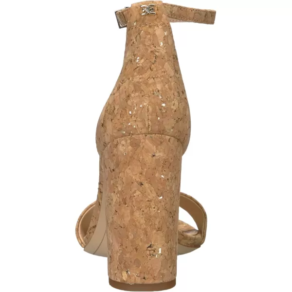 Sam Edelman Womens Yaro SandalNaturalGold Cork