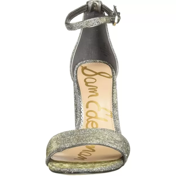 Sam Edelman Womens Yaro SandalSilverGold Leopard Glitz Mesh