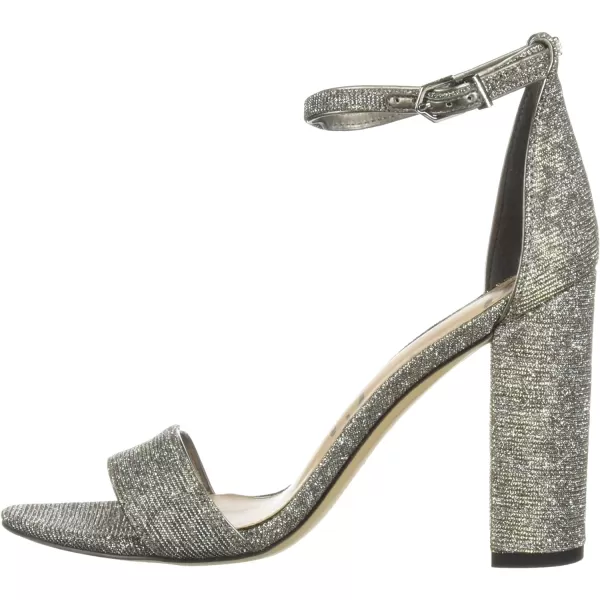 Sam Edelman Womens Yaro SandalSilverGold Leopard Glitz Mesh