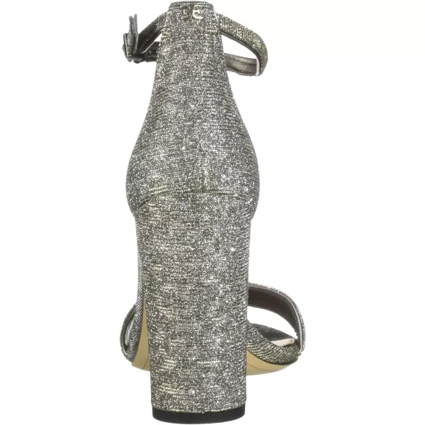 Sam Edelman Womens Yaro SandalSilverGold Leopard Glitz Mesh