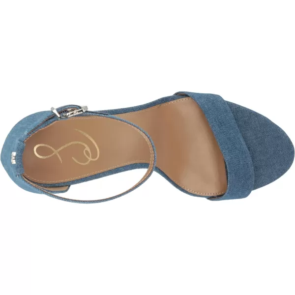 Sam Edelman Womens Yaro SandalWashed Indigo Denim
