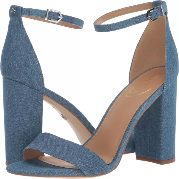 Sam Edelman Womens Yaro SandalWashed Indigo Denim