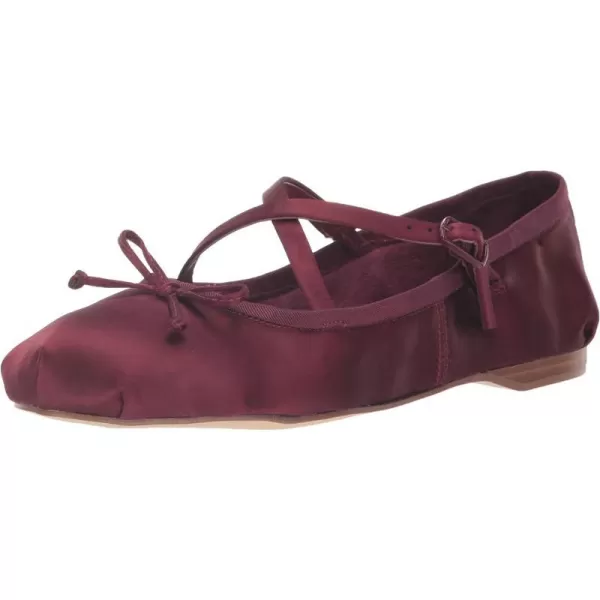 Circus NY Womens Zuri Ballet FlatBlack Cherry