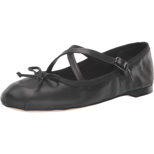 Circus NY Womens Zuri Ballet FlatBlack Leather