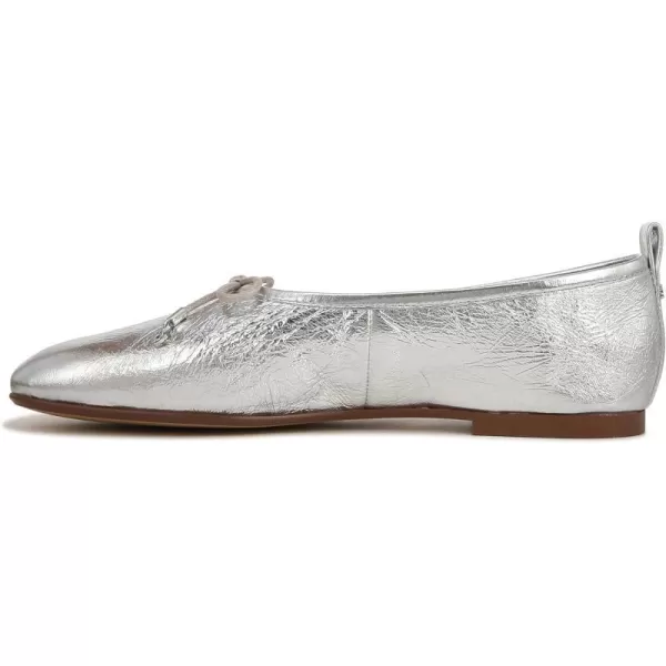 Sam Edelman Womens Ari Ballet FlatSoft Silver