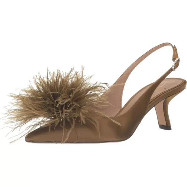 Sam Edelman Womens Bianka Feather PumpOlive Feather