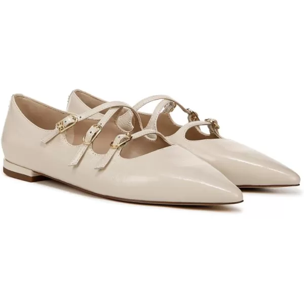 Sam Edelman Womens Cass Mary Jane FlatAlpine Ivory