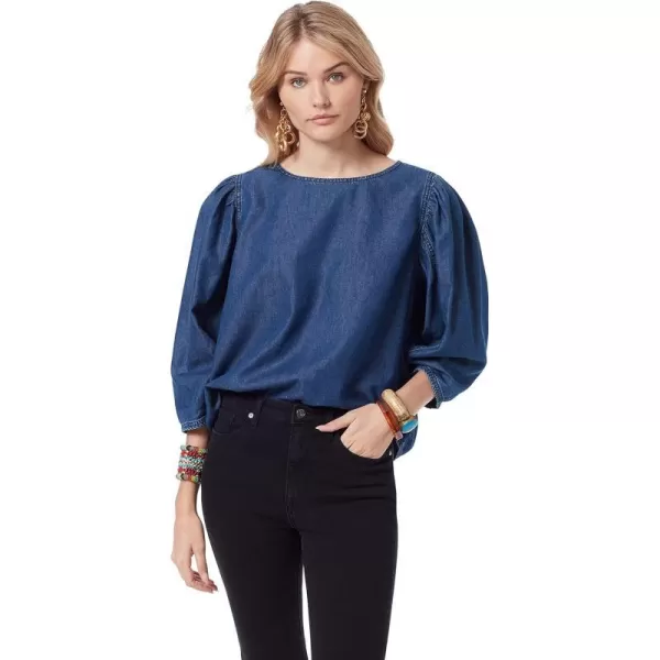 Sam Edelman Womens Clementine Puff Sleeve TopMoon Bay