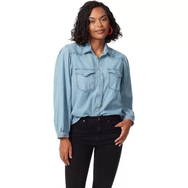 Sam Edelman Womens Farah Puff Sleeve Button Down ShirtPalisades