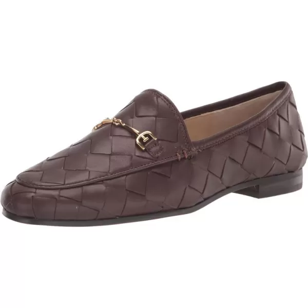 Sam Edelman Womens Loraine LoaferDark Chocolate Woven