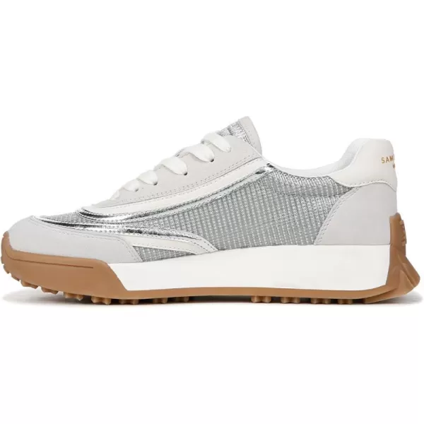 Sam Edelman Womens Luna SneakerSilverOff White