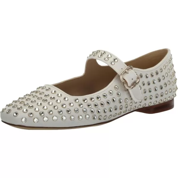 Sam Edelman Womens Michaela Mary Jane FlatModern Ivory Gem