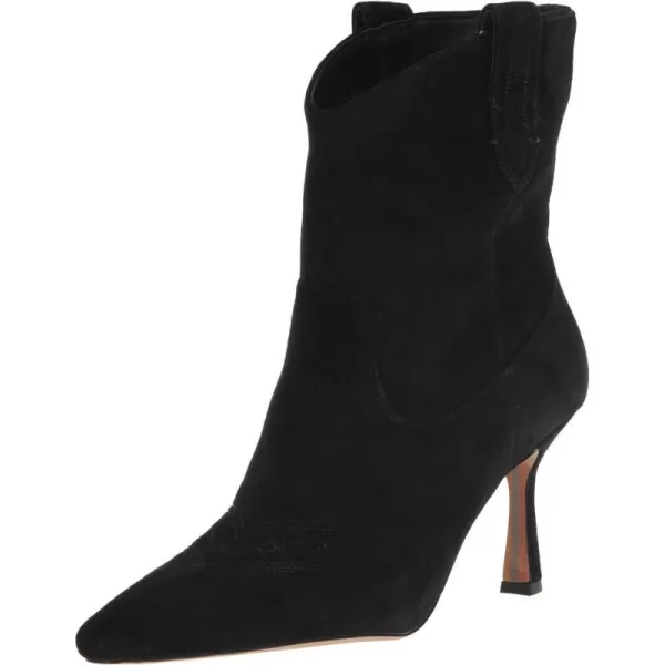 Sam Edelman Womens Moe Western BootBlack Suede
