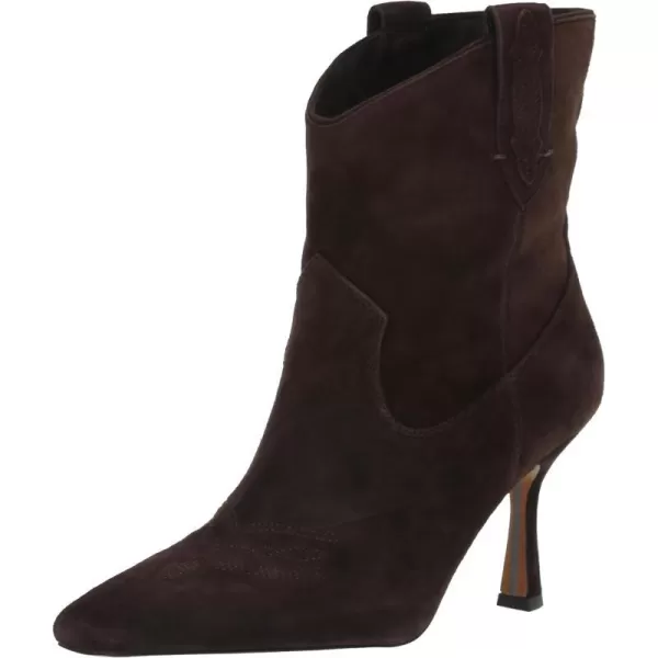 Sam Edelman Womens Moe Western BootChocolate Brown