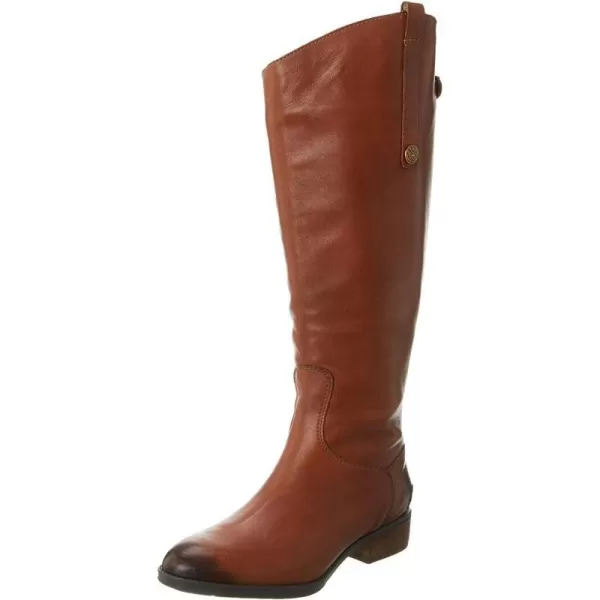 Sam Edelman Womens Penny Classic Equestrian BootWhiskey Leather Wide Calf