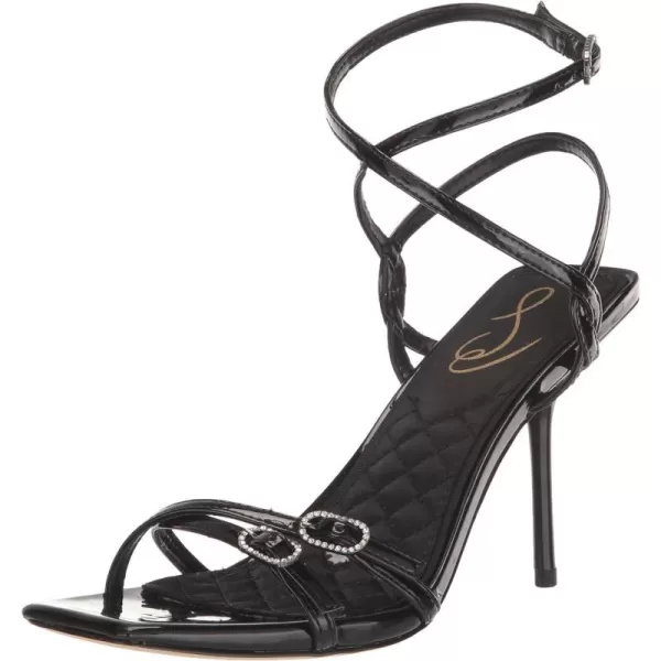 Sam Edelman Womens Trevin Heeled SandalBlack Patent
