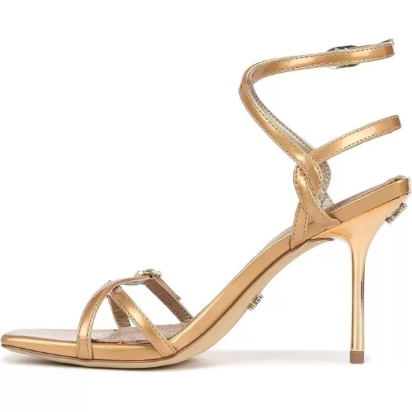Sam Edelman Womens Trevin Heeled SandalCava Gold