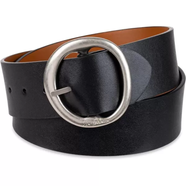 Sam Edelman Womens Twoinone Reversible Center Bar Buckle BeltBlack Centerbar