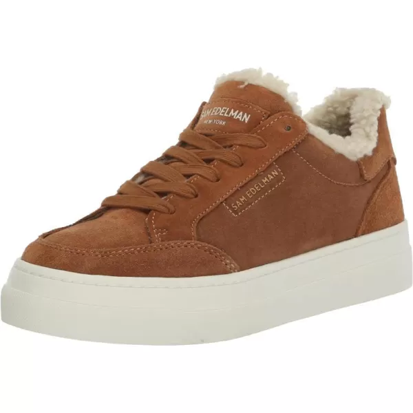 Sam Edelman Womens Wess SneakerFrontier Brown Shearling