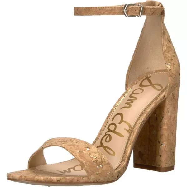 Sam Edelman Womens Yaro SandalNaturalGold Cork