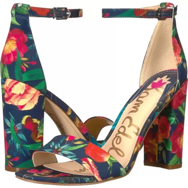 Sam Edelman Womens Yaro SandalNavy Multi Vivid Bouquet Print Fabric