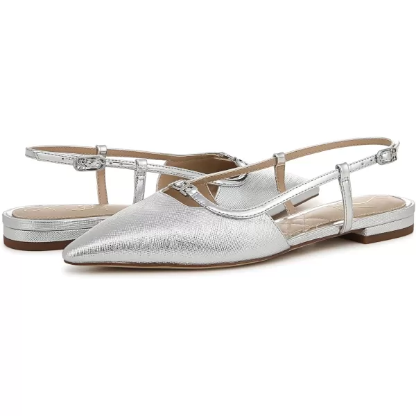 Sam Edelman Womens Cohen Ballet FlatSoft Silver