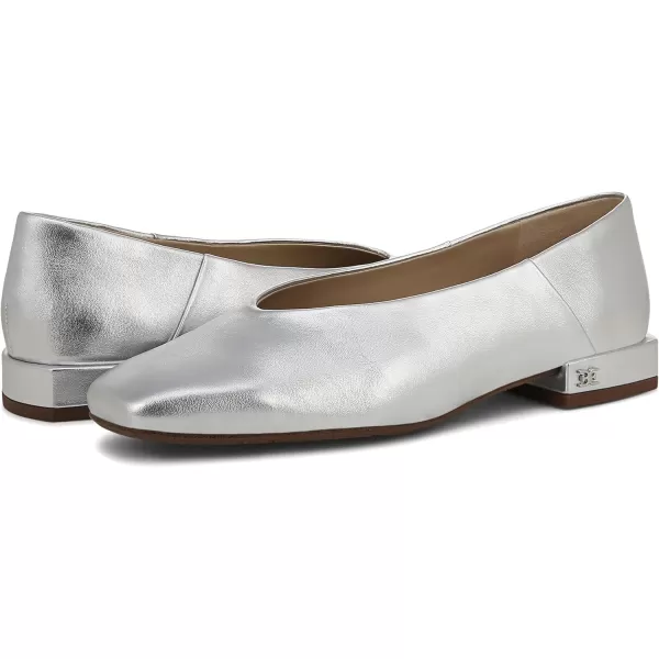 Sam Edelman Womens Kasey Ballet FlatSoft Silver