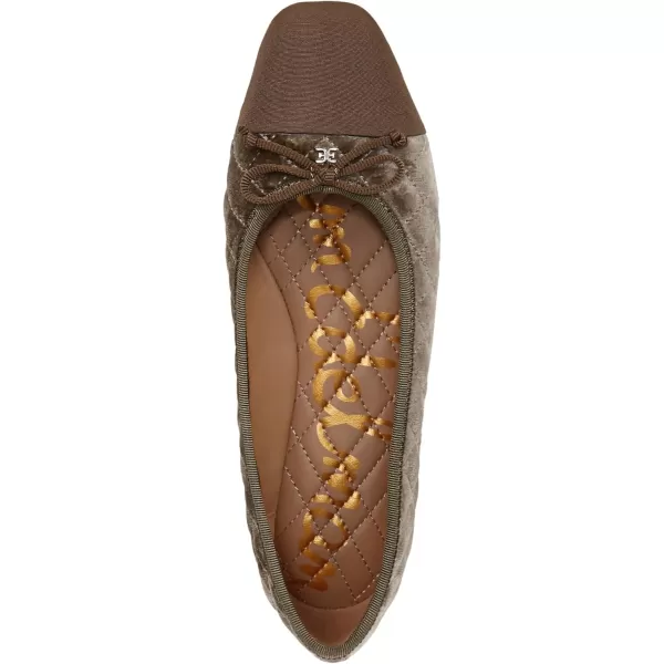 Sam Edelman Womens Marilyn Ballet FlatDark Silver Sage