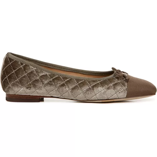 Sam Edelman Womens Marilyn Ballet FlatDark Silver Sage