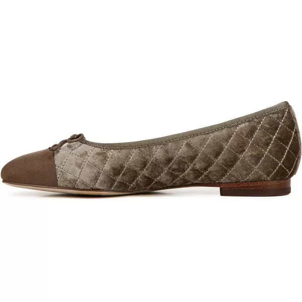 Sam Edelman Womens Marilyn Ballet FlatDark Silver Sage