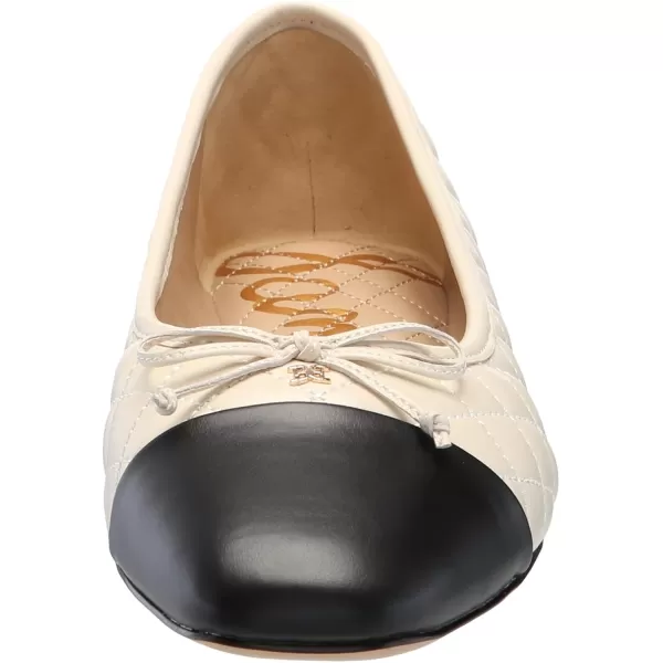 Sam Edelman Womens Marilyn Ballet FlatModern IvoryBlack