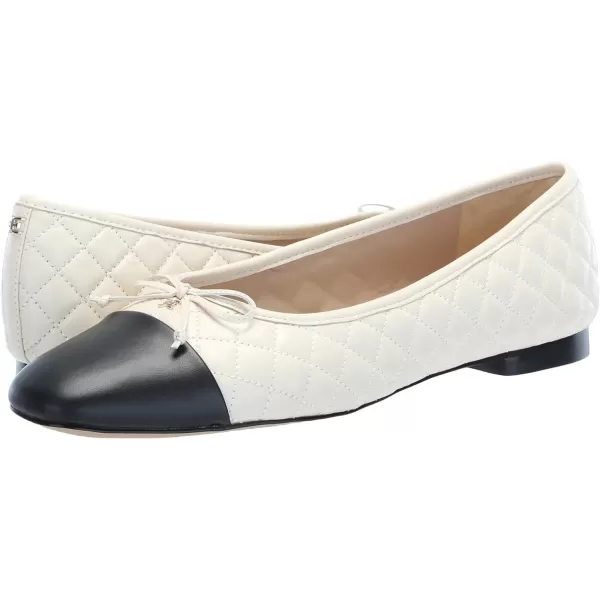 Sam Edelman Womens Marilyn Ballet FlatModern IvoryBlack