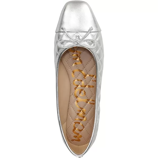 Sam Edelman Womens Marilyn Ballet FlatSoft Silver