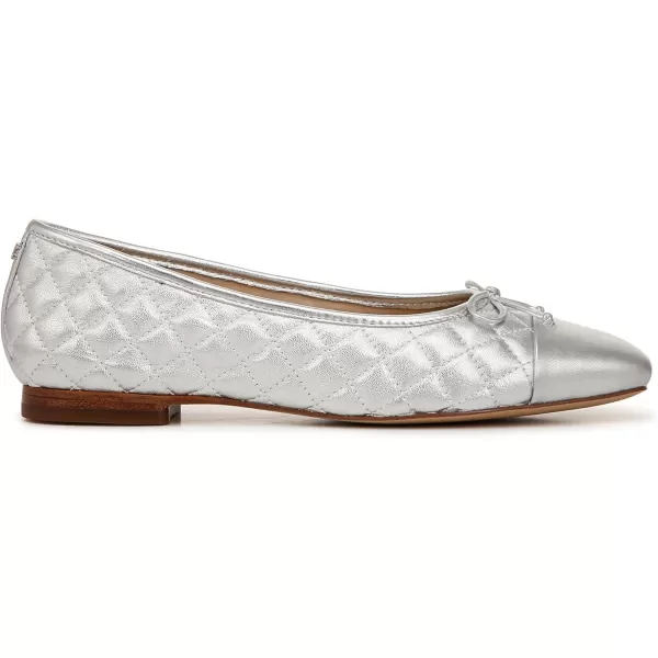 Sam Edelman Womens Marilyn Ballet FlatSoft Silver