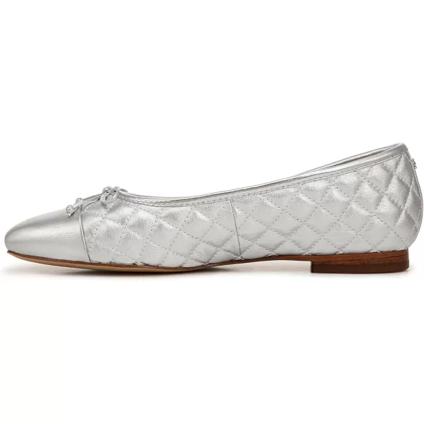 Sam Edelman Womens Marilyn Ballet FlatSoft Silver