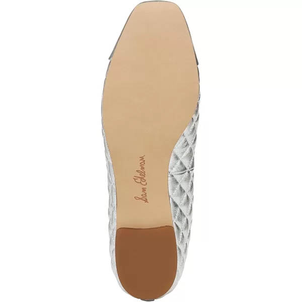 Sam Edelman Womens Marilyn Ballet FlatSoft Silver