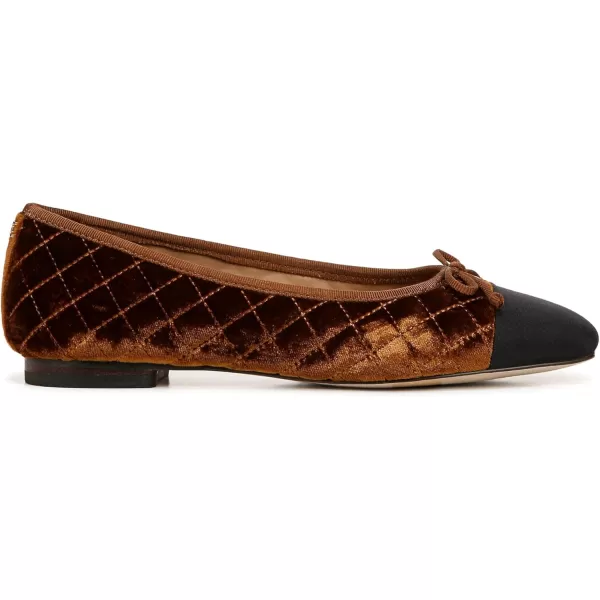 Sam Edelman Womens Marilyn Ballet FlatSpiced CamelBlack