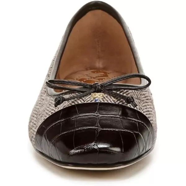 Sam Edelman Womens Marley Ballet FlatBrown Houndstooth Multi