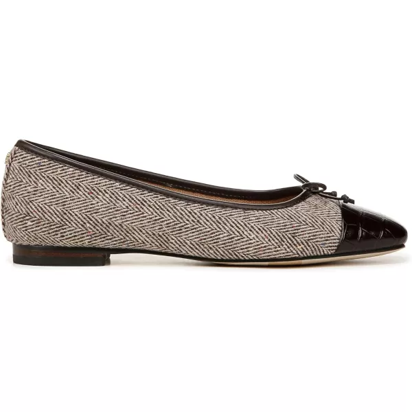 Sam Edelman Womens Marley Ballet FlatBrown Houndstooth Multi