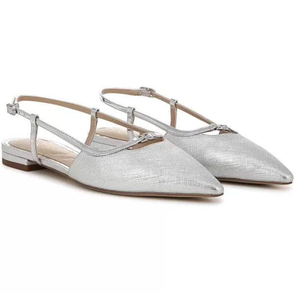 Sam Edelman Womens Cohen Ballet FlatSoft Silver